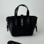 Сумка жіноча шкіряна чорна FM1721C