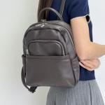 Рюкзак женский кожаный шоколадный FM1722A