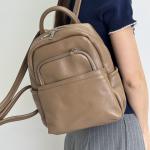 Рюкзак женский кожаный тауп FM1722B
