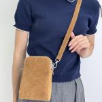 Сумка жіноча шкіряна карамельна FM1714F