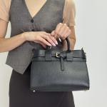 Сумка женская кожаная черная FM1723E