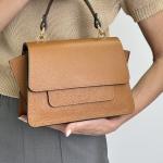 Сумка женская кожаная коричневая FM1727C