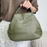 Сумка женская кожаная оливковая FM0831AA