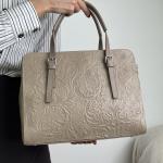 Сумка жіноча шкіряна тауп FM1108I