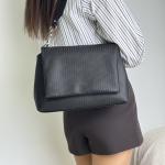 Сумка женская кожаная черная FM1733A