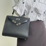 Сумка женская кожаная черная FM1734A