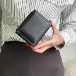 Гаманець жіночий шкіряний чорний FM1735D