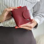 Кошелек женский кожаный красный FM1736A