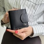 Кошелек женский кожаный черный FM1736B