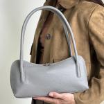 Сумка женская кожаная серая FM1737B