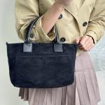 Сумка жіноча шкіряна чорна FM1738C