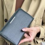 Кошелек женский кожаный изумрудный FM1095F