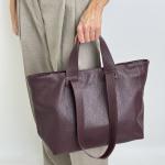 Сумка женская кожаная марсала FM1117I