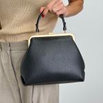 Сумка женская кожаная черная FM1742A