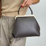 Сумка женская кожаная шоколадная FM1742B