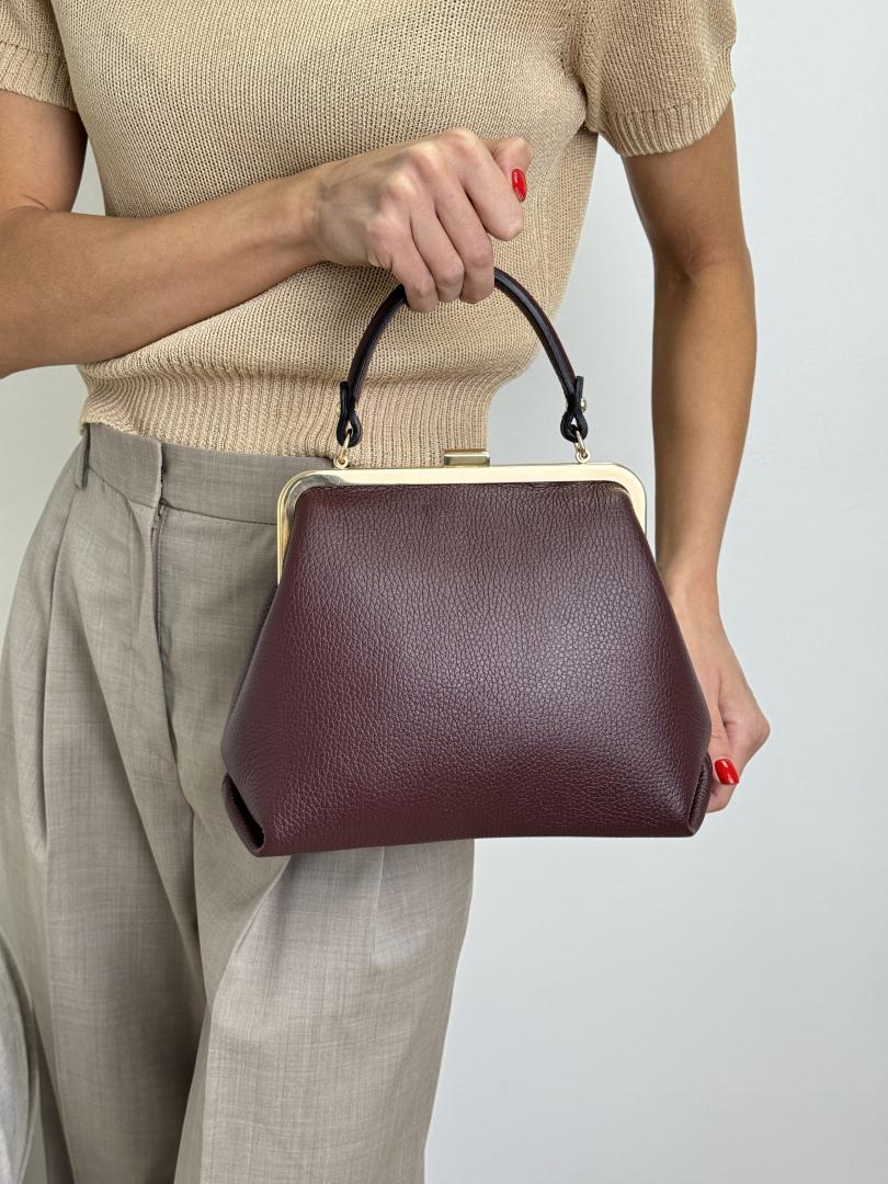 Сумка женская кожаная марсала FM1742C