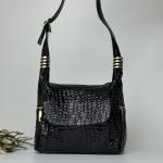 Сумка женская кожаная черная FM1743A