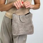 Сумка женская кожаная тауп FM1744D