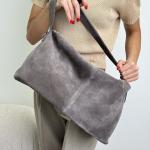 Сумка жіноча шкіряна тауп FM1612I