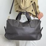 Сумка женская кожаная шоколадная FM1745A