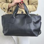 Сумка женская кожаная черная FM1745B