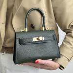 Сумка жіноча шкіряна смарагдова FM1746D