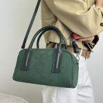Сумка женская кожаная изумрудная FM1747B
