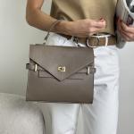 Сумка женская кожаная тауп FM1749A