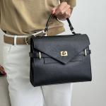 Сумка женская кожаная черная FM1749B