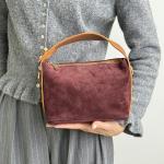 Сумка жіноча шкіряна марсала FM1754B