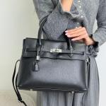 Сумка женская кожаная черная FM1755A