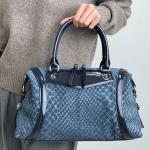 Сумка женская кожаная синяя FM1756A