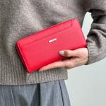 Кошелек женский кожаный красный FM1759B