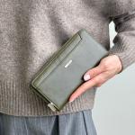 Кошелек женский кожаный оливковый FM1759C