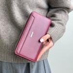 Кошелек женский кожаный марсала FM1759D