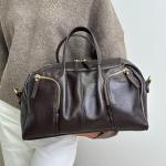 Сумка женская кожаная шоколадная FM1760A