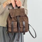 Рюкзак жіночий шкіряний шоколадний FM1384C