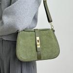 Сумка женская кожаная оливковая FM1763A