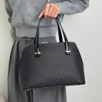 Сумка женская кожаная черная FM1238G