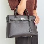 Сумка жіноча шкіряна шоколадна FM1755C