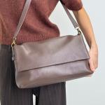 Сумка женская кожаная шоколадная FM1729C