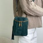 Сумка женская кожаная изумрудная FM1383N