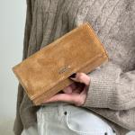 Гаманець жіночий шкіряний карамельний FM0987G