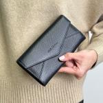 Гаманець жіночий шкіряний чорний FM1284H