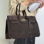 Сумка жіноча шкіряна шоколадна FM1638H