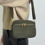 Сумка женская кожаная оливковая FM1239S