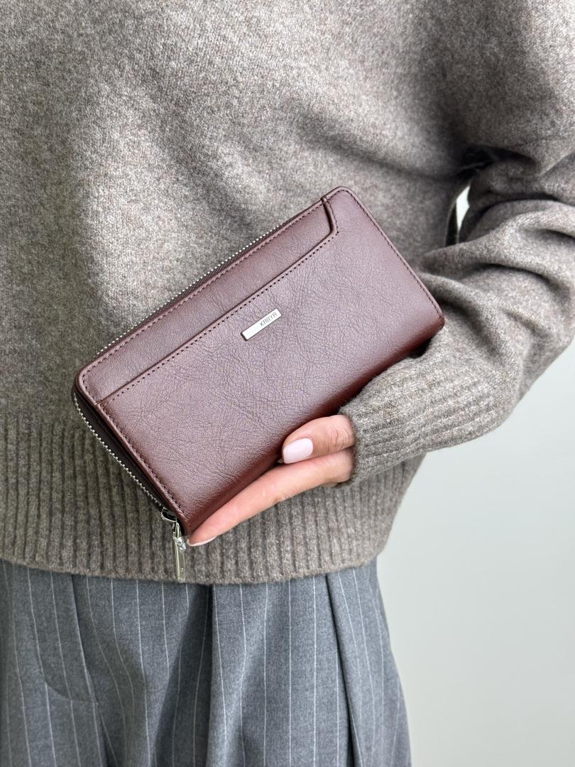 Кошелек женский кожаный шоколад FM1759G