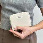 Кошелек женский кожаный черный FM1167E