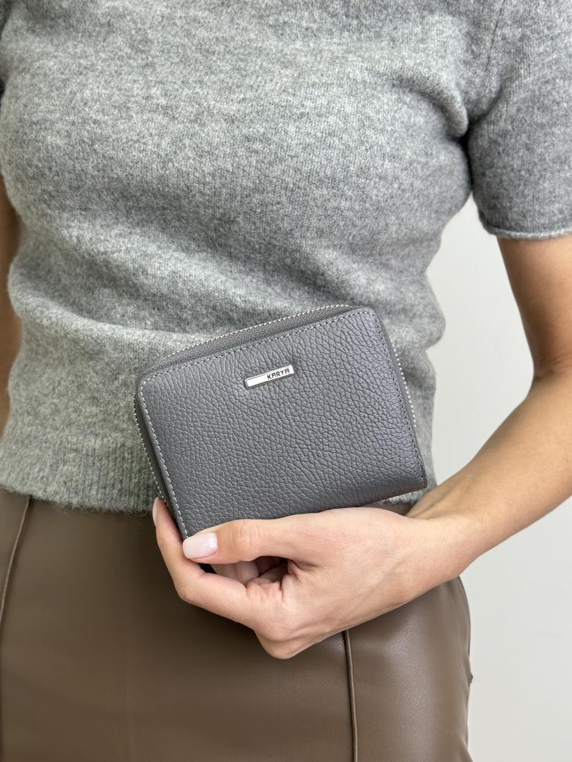 Кошелек женский кожаный графит FM1167H