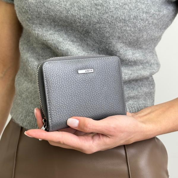 Кошелек женский кожаный графит FM1167H